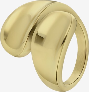 Lucardi Ring in Goud: voorkant