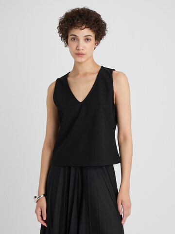 Top 'Laurentina' di Guido Maria Kretschmer Women in nero: frontale