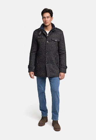 INDICODE JEANS Between-seasons coat 'Brandon' in Grey