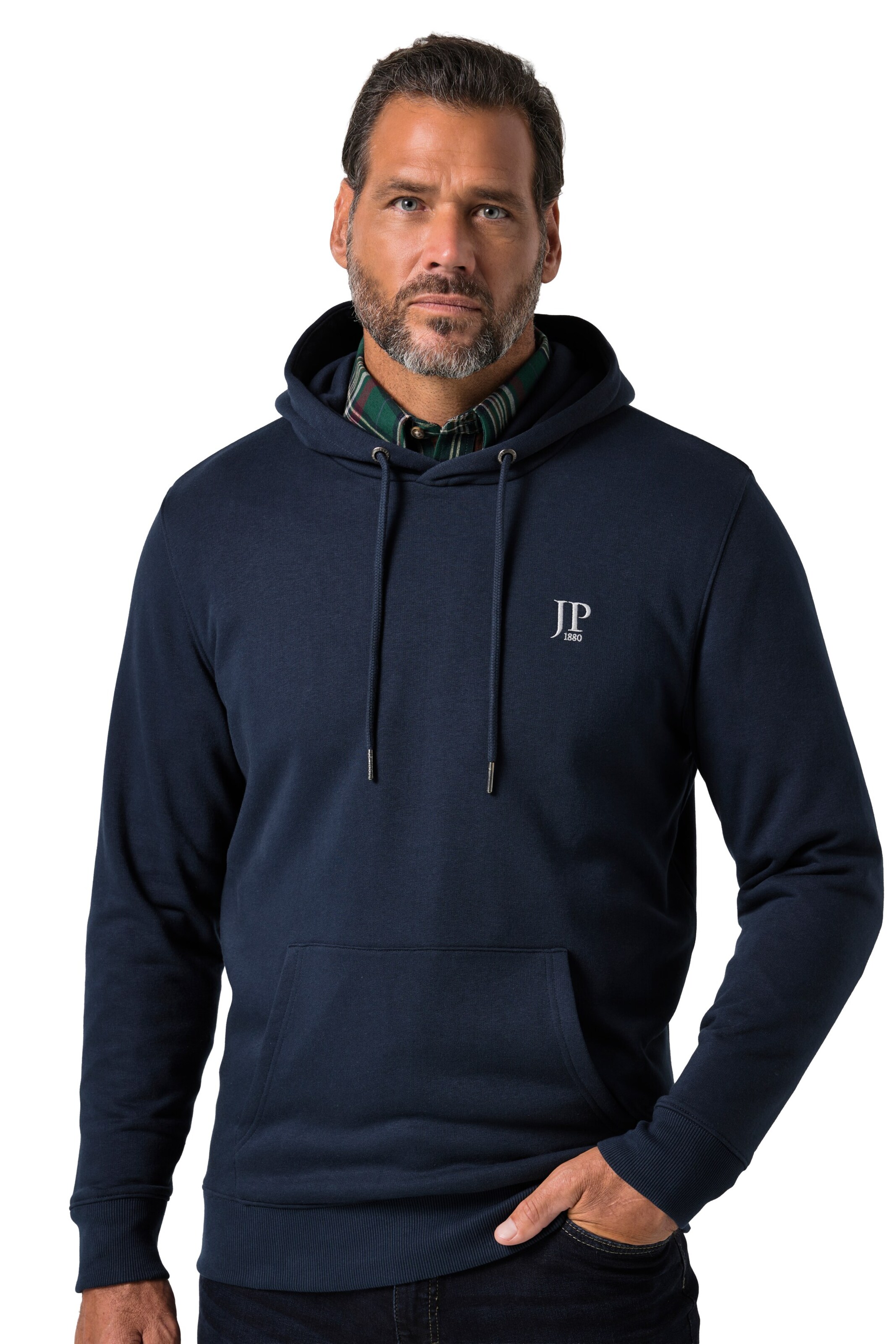 JP1880 Sweatshirt in Blauw: voorkant
