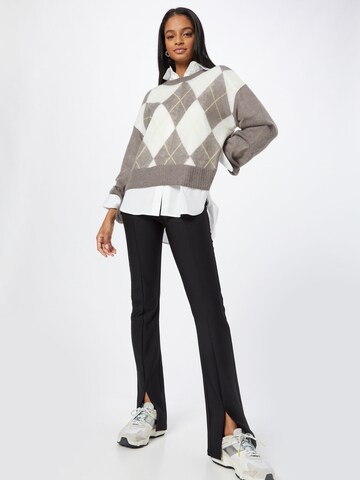 WEEKDAY Sweter w kolorze beżowy