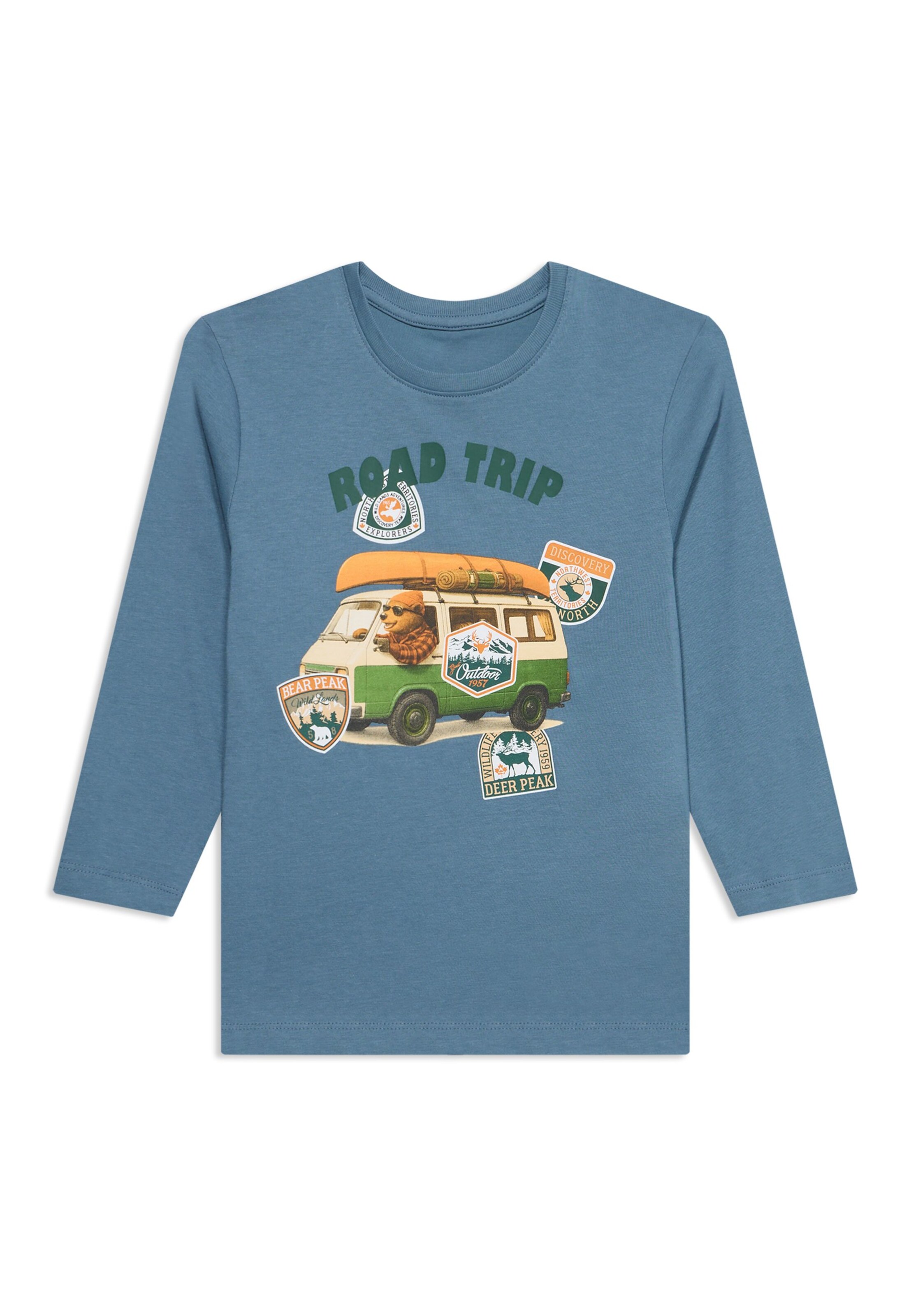 NAME IT Shirt 'NMMVOTO' in Blauw: voorkant