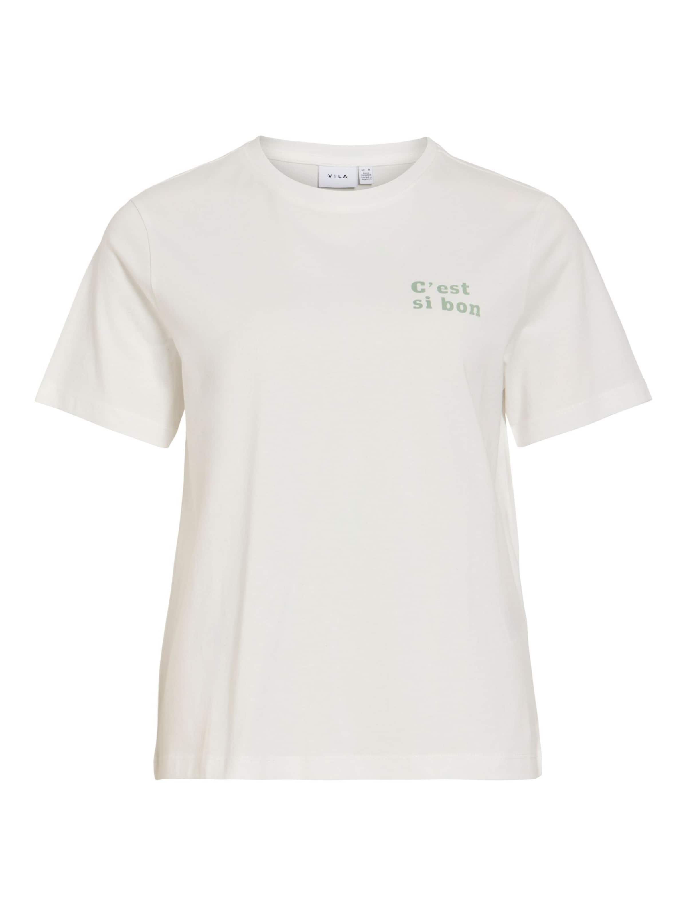 VILA T-Shirt 'VISybilla' in Weiß: Vorderseite