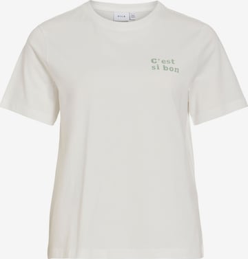VILA T-Shirt 'VISybilla' in Weiß: Vorderseite