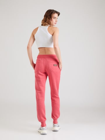 naketano Tapered Broek 'Deine Muttaaa' in Rood