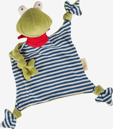 SIGIKID Kuscheltiere 'Schnuffeltuch Natural Stripes Green Collection' in Grün: Vorderseite