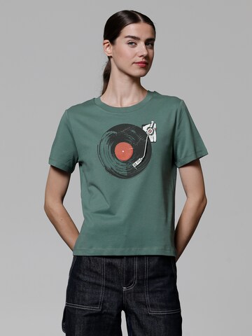Maglietta di Watapparel in verde: frontale