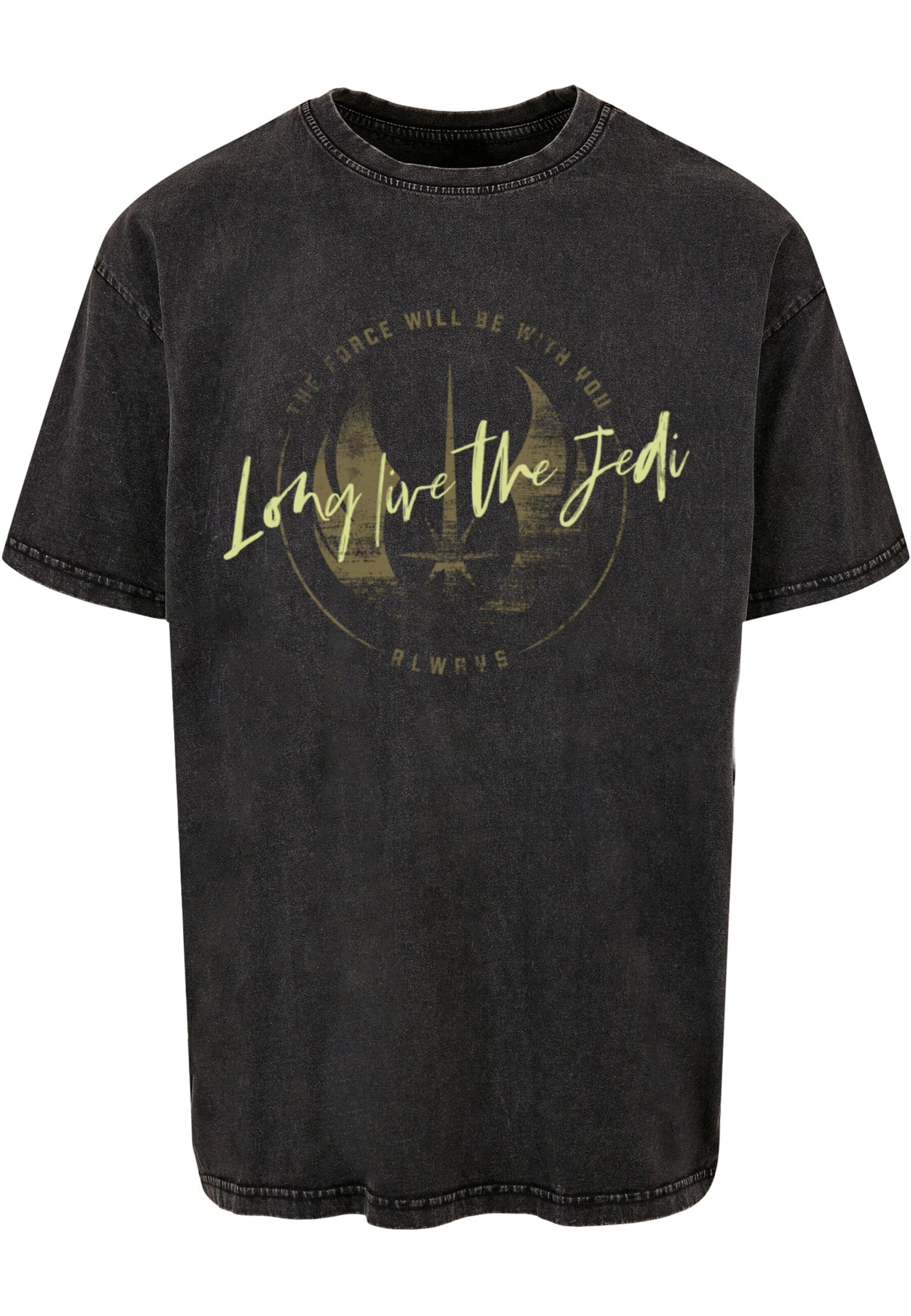 Maglietta ' Star Wars - Obi Wan' di ABSOLUTE CULT in nero: frontale