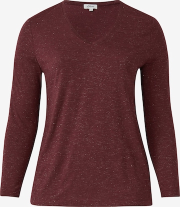 s.Oliver Shirt in Rood: voorkant