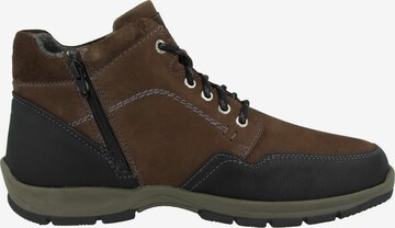 JOSEF SEIBEL Lace-Up Boots 'Lenny' in Brown