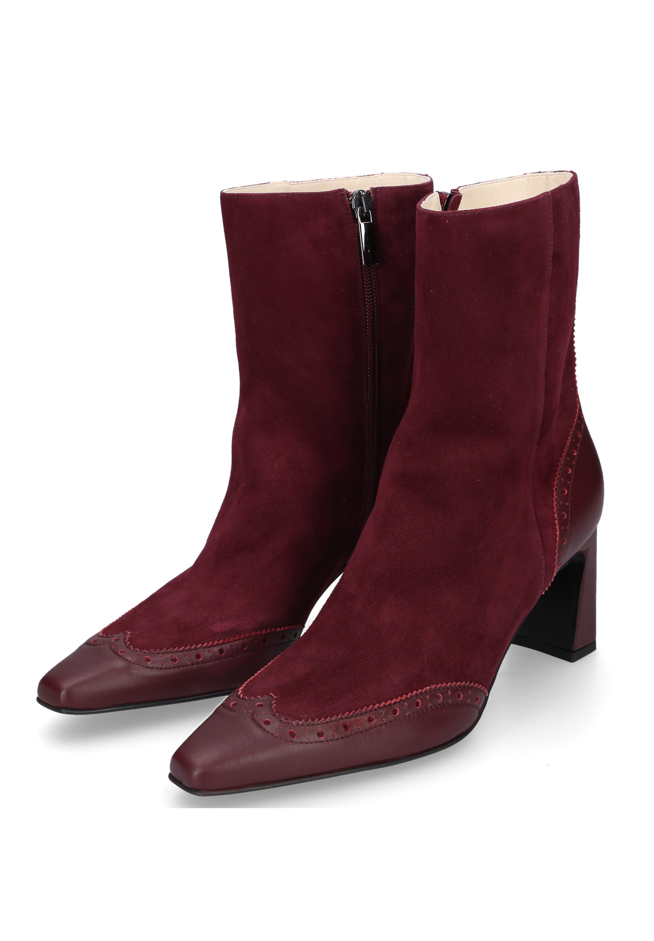 Henry Stevens Ankle Boots 'Madison ZB70' in Red