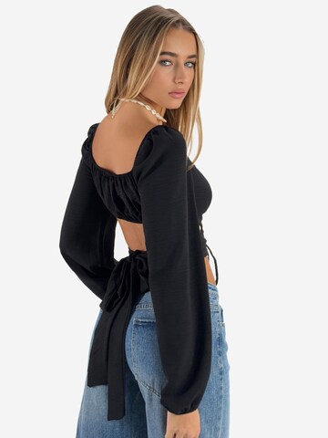 Elara Bluse in Schwarz