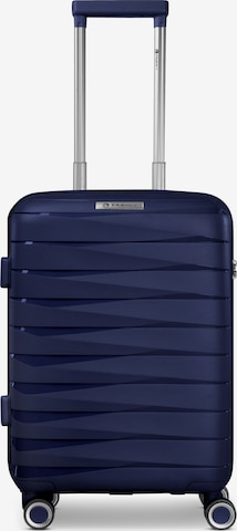 Trolley 'London' di Franky in blu: frontale