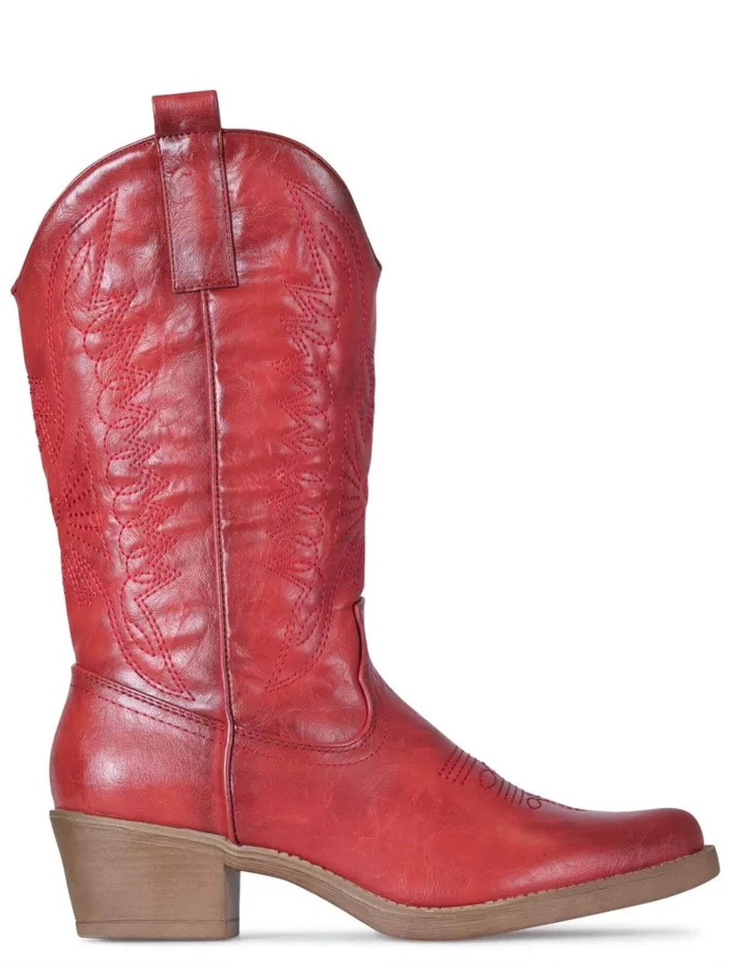 Smile Favorites Cowboy boot in Red