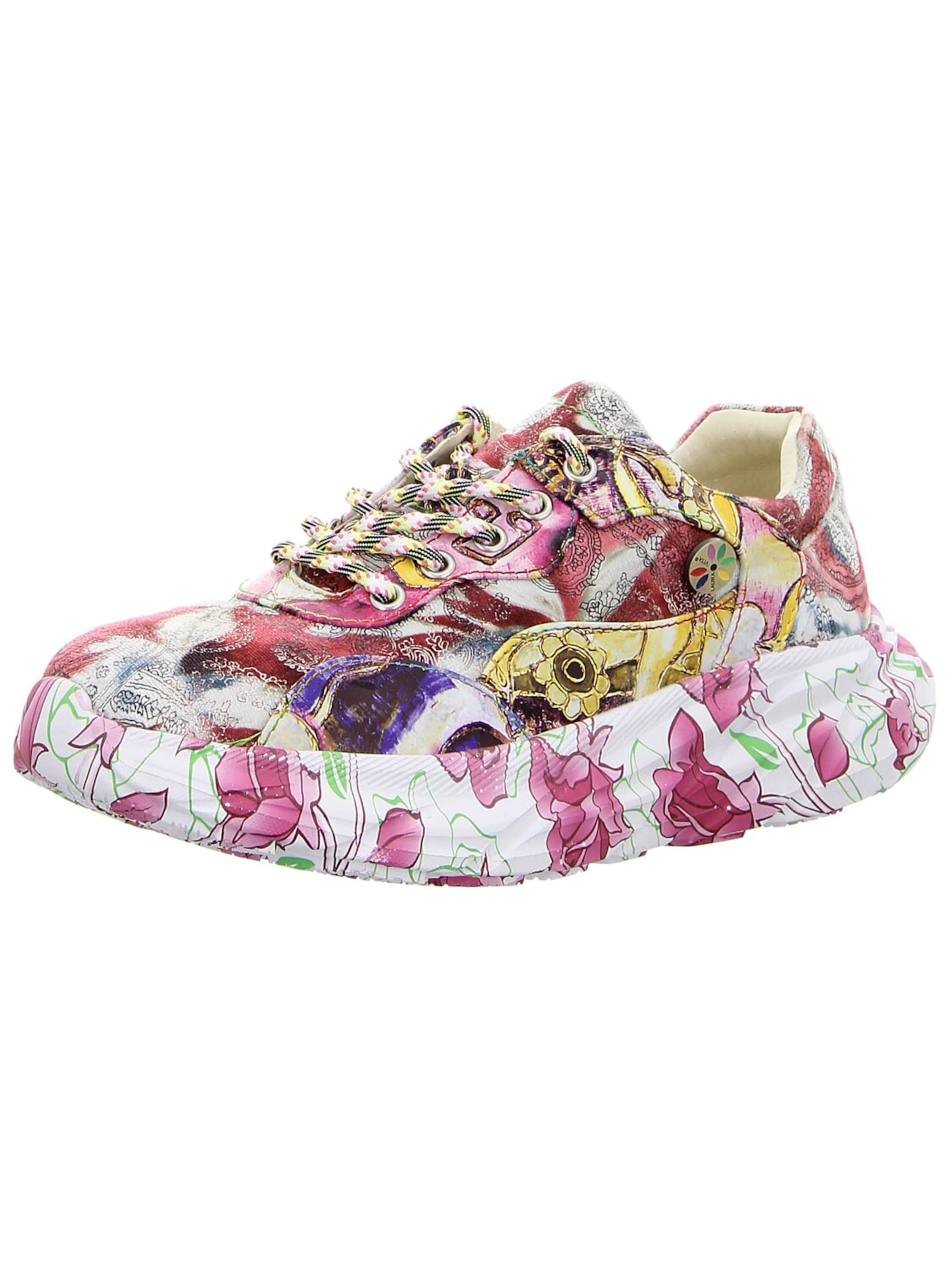 Laura Vita Athletic Lace-Up Shoes in Purple: front