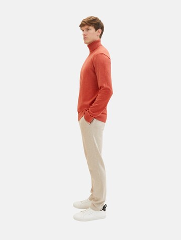 TOM TAILOR Slim fit Chino Pants 'Travis' in Beige