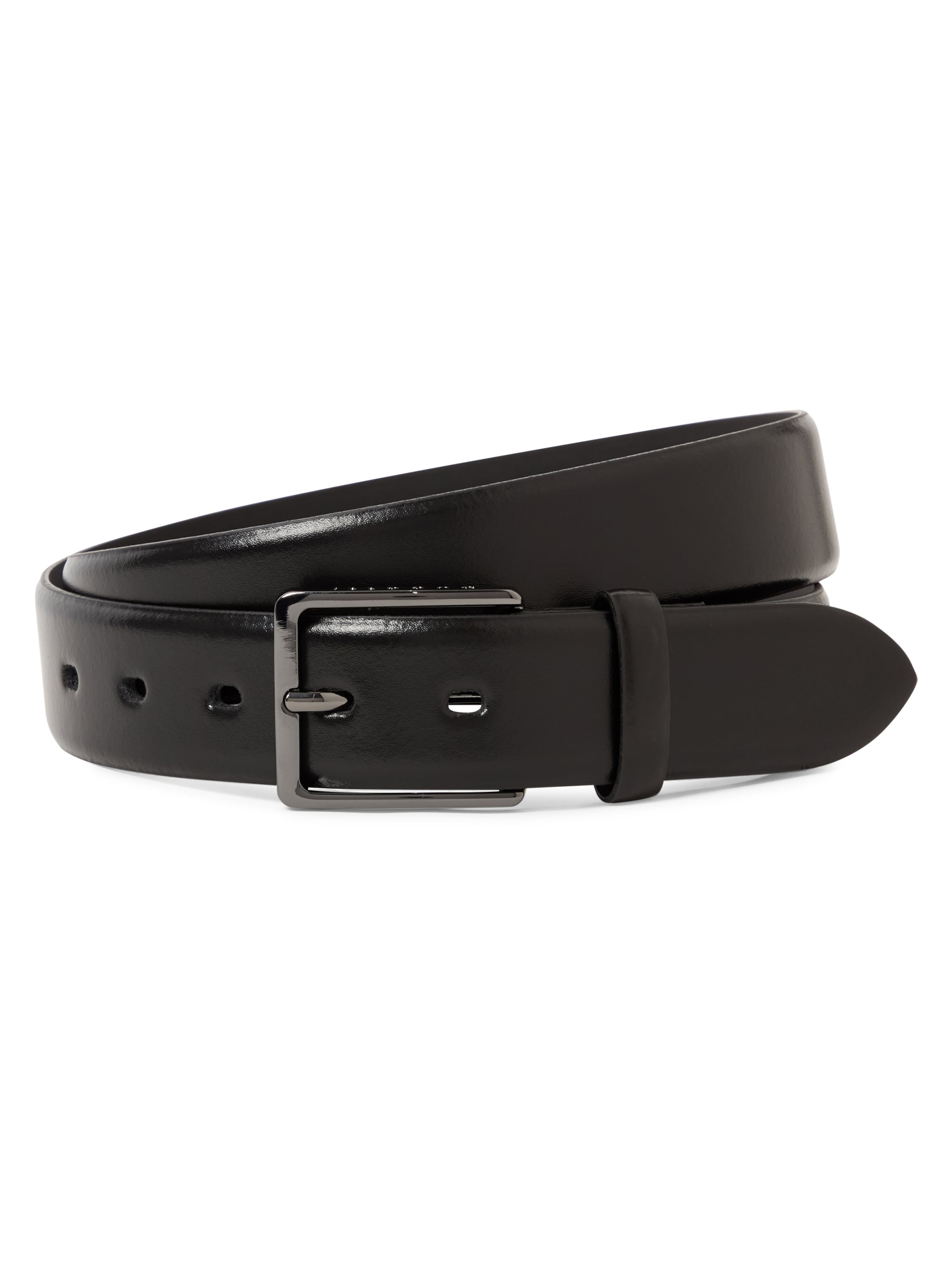 bugatti Belt in Black: front