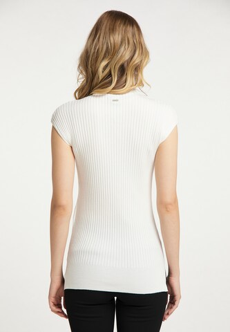 DreiMaster Klassik Sweater in White