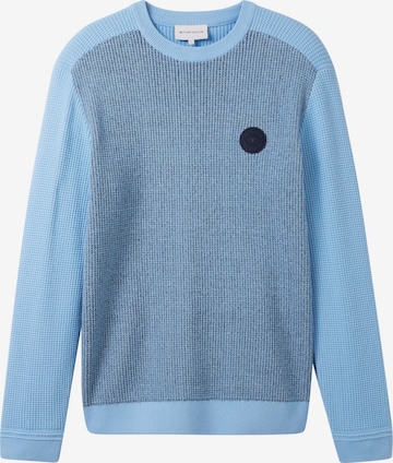 TOM TAILOR Sweater in Blue: front