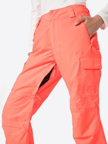 Regular Pantaloni outdoor de la HELLY HANSEN pe portocaliu