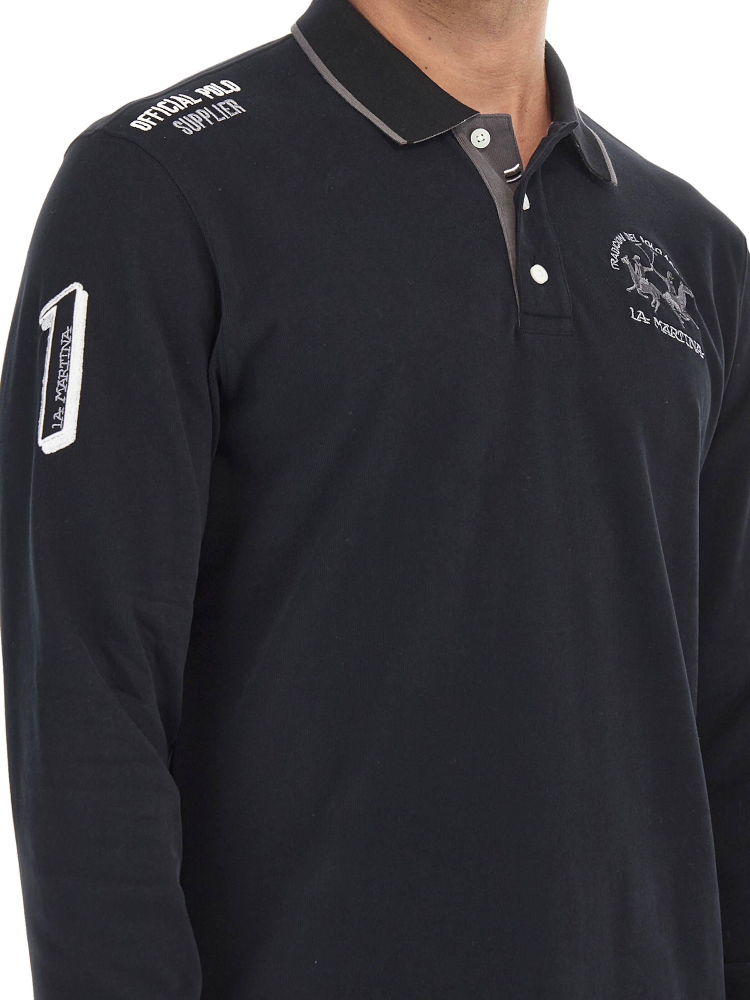 La Martina Bluser & t-shirts i sort