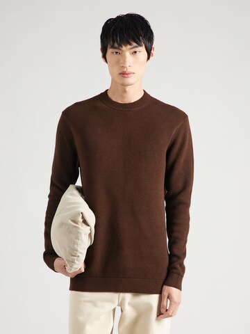 SELECTED Pullover 'SLHDANE' in Braun: Vorderseite