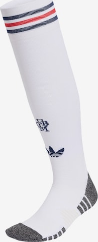 ADIDAS ORIGINALS Sportsocken 'FC Bayern München Away 26-27' in Weiß: Vorderseite
