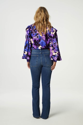 Fabienne Chapot Flared Jeans 'Eva' in Blau