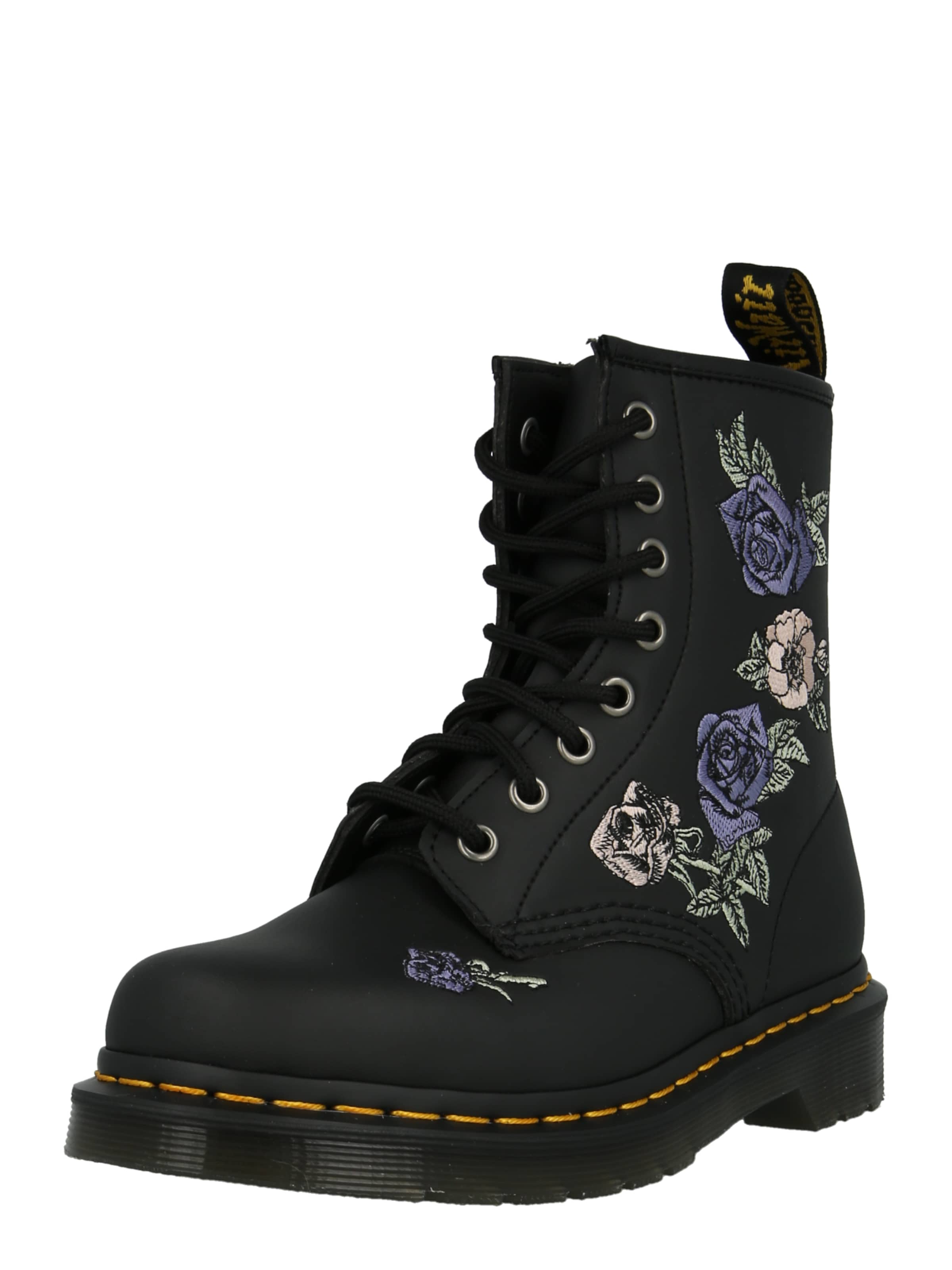 Stivaletto stringato '1460 Vonda' di Dr. Martens in nero: frontale