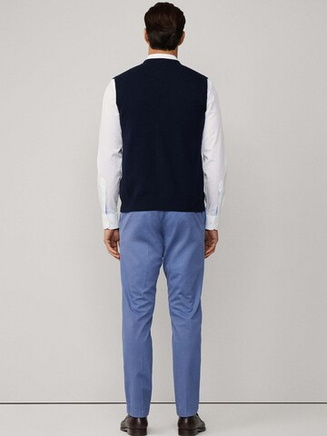 Hackett London Gebreid vest in Blauw