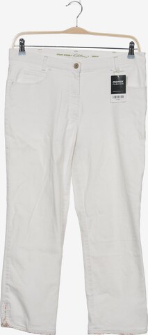 GERRY WEBER Pants in XL in White: front