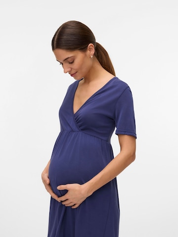 MAMALICIOUS Obleka 'MLKimmie Tess' | modra barva