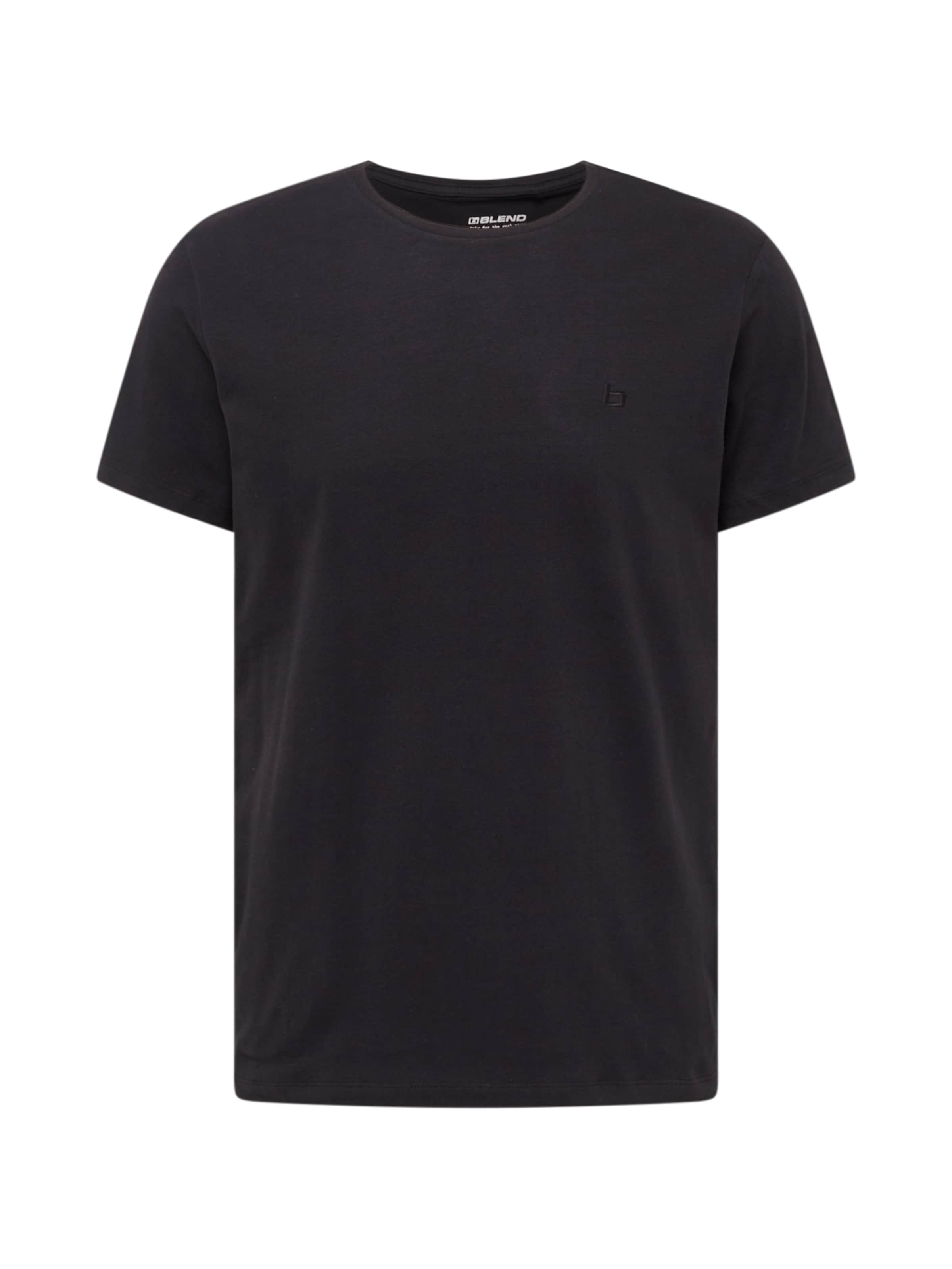 BLEND Shirt &#x27;Dinton&#x27; in Zwart: voorkant