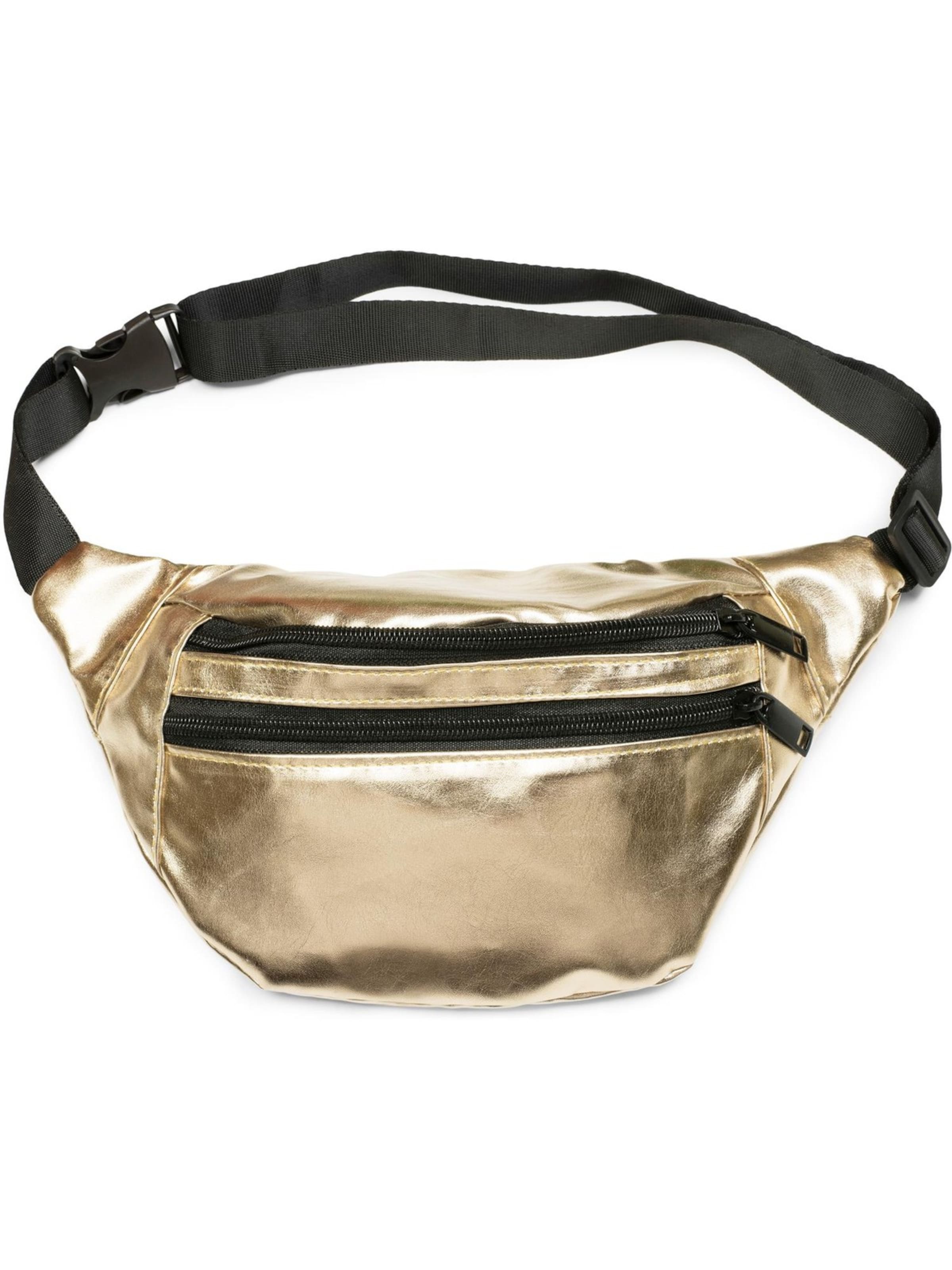 styleBREAKER Gürteltasche 'Metallic Bauchtasche Glitzer'‌‌‌‌ in Gold: Vorderseite