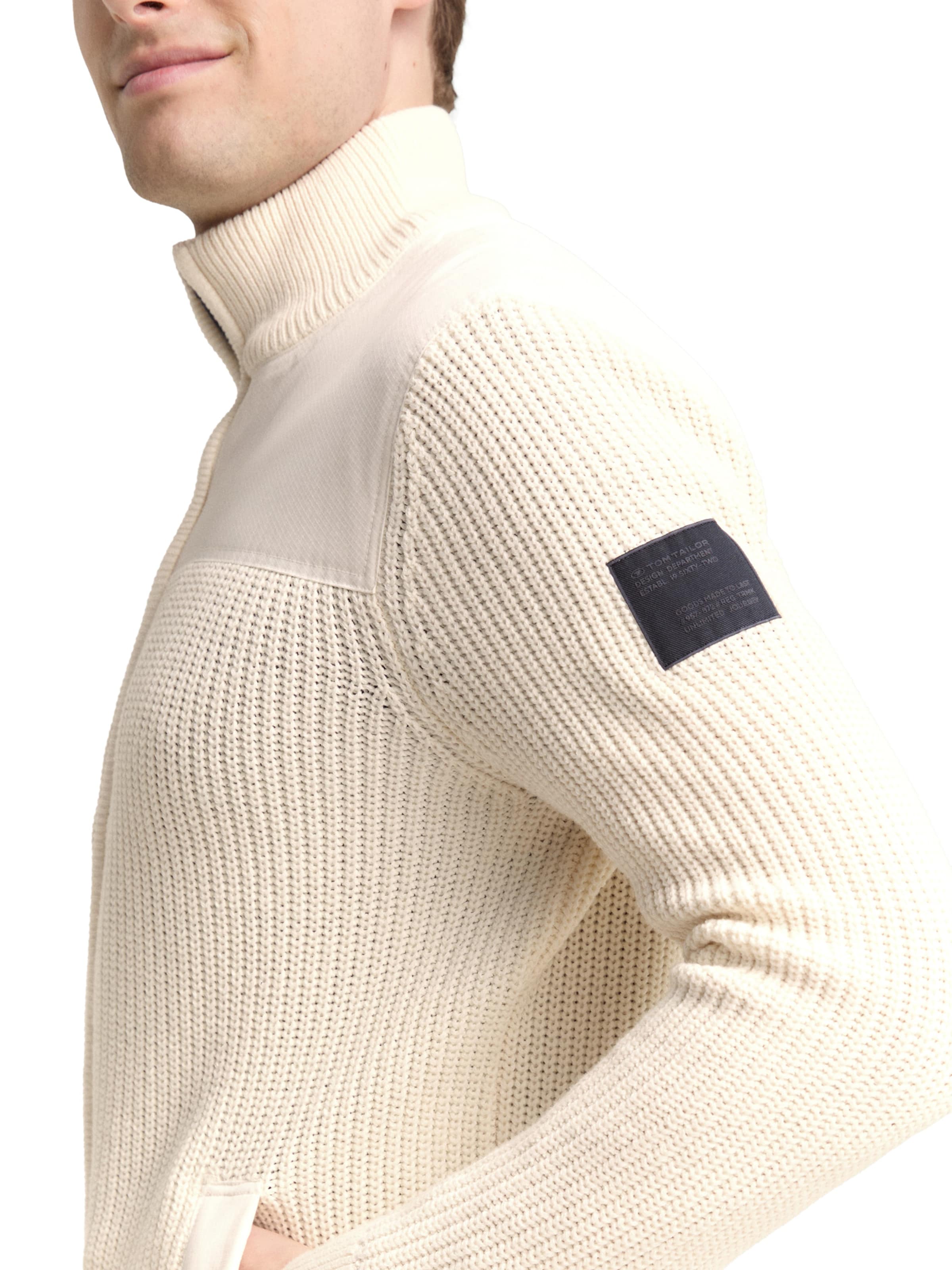 TOM TAILOR Kardigán - Biela