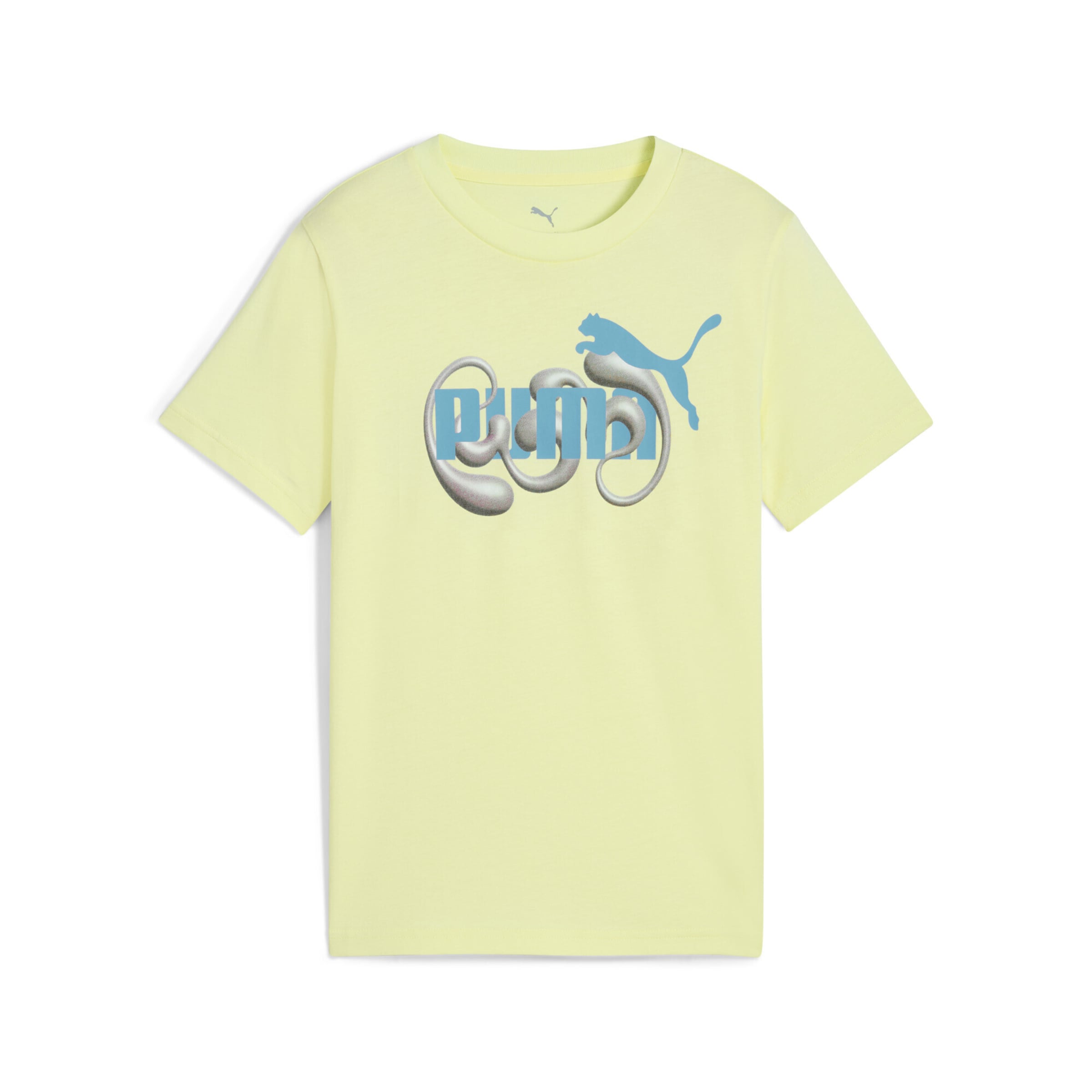 PUMA Shirt in Sky blue / Light yellow / Grey, Item view