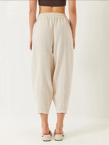 Wide leg Pantaloni di Bianco Lucci in beige
