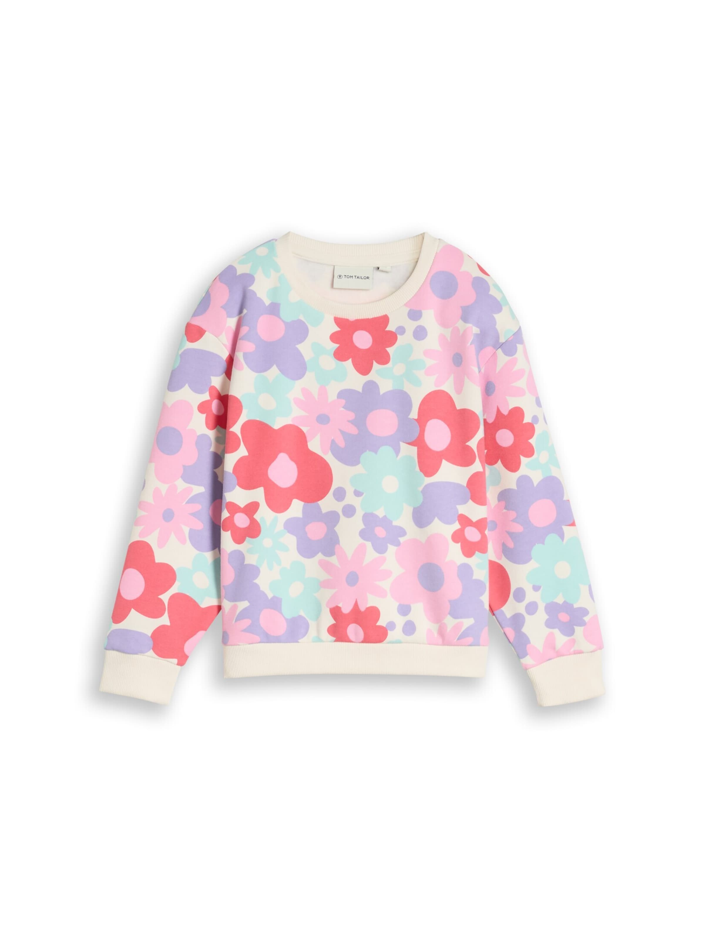 TOM TAILOR Sweatshirt in Purple: front