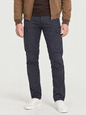 yazubi Regular Cargo Pants 'Jayden' in Blue