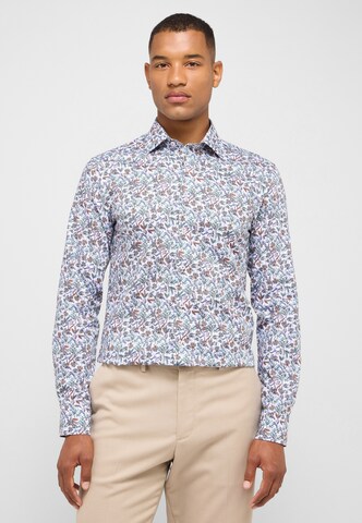 ETERNA Slim Fit Hemd in Blau: Vorderseite