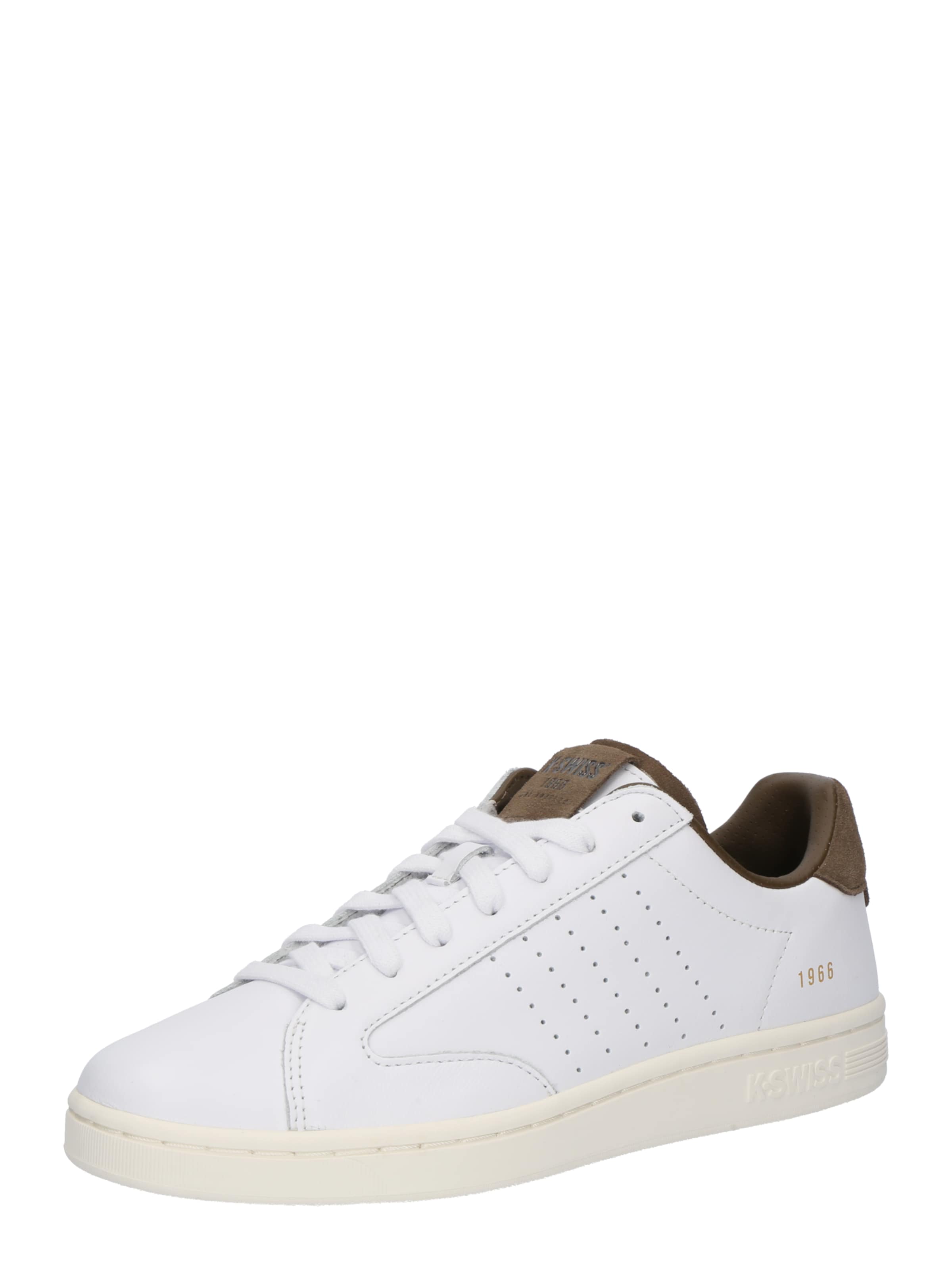 Baskets basses 'Lozan Klub' K-SWISS en blanc : devant