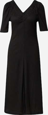 ICHI فستان 'MARGOT' بلون أسود: الأمام