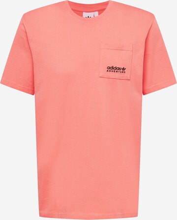 T-Shirt 'Adventure C' ADIDAS ORIGINALS en rouge : devant