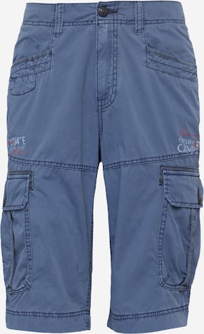 CAMP DAVID Regular Cargo Pants 'Cinque Terre' in Blue: front