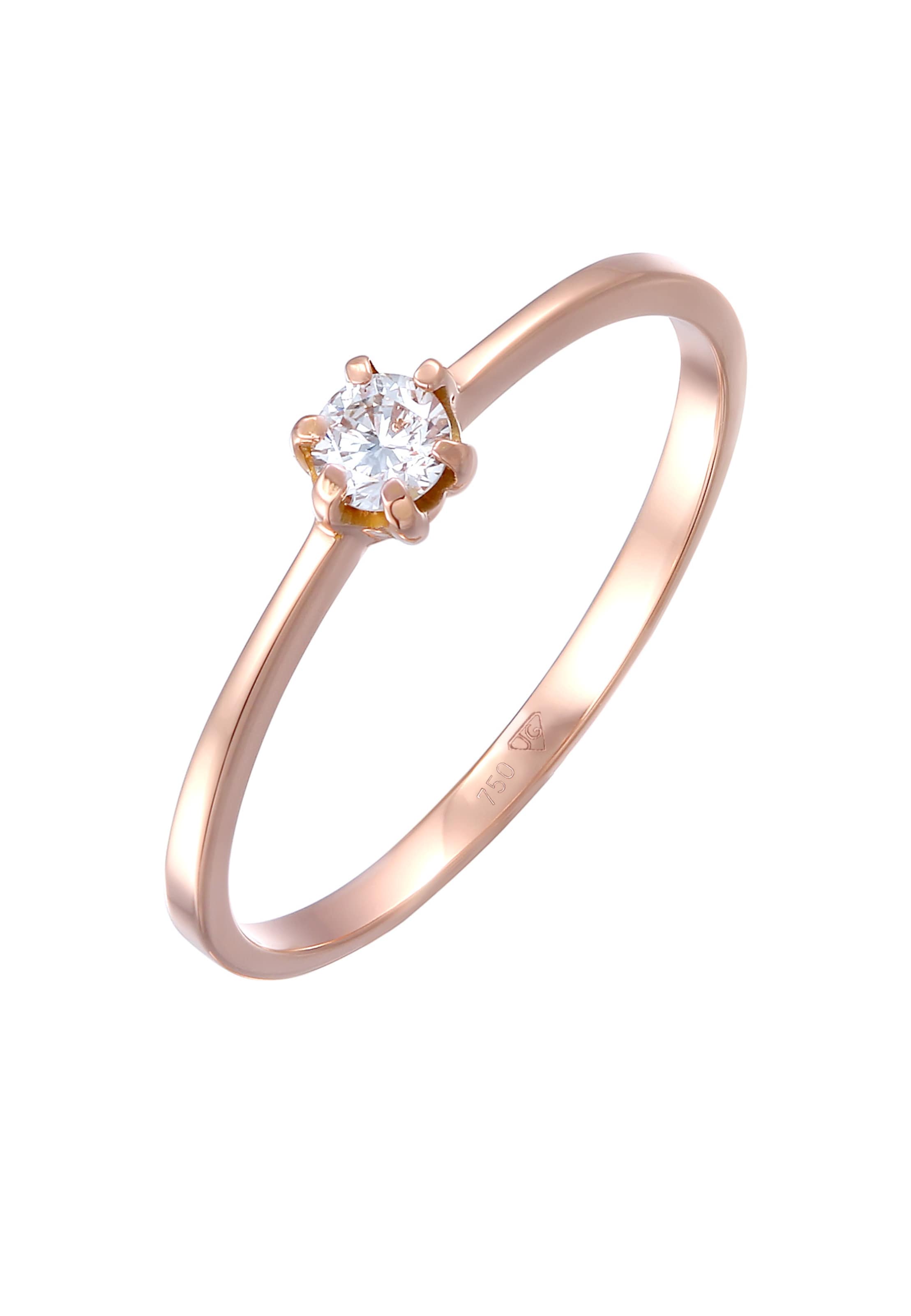 Elli DIAMONDS Ring in Goud: voorkant