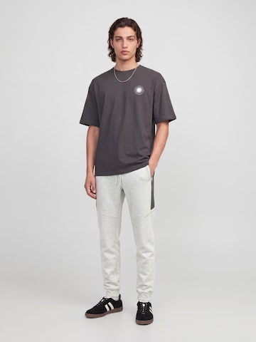 JACK & JONES Tapered Pants 'JPSTGORDON' in Grey