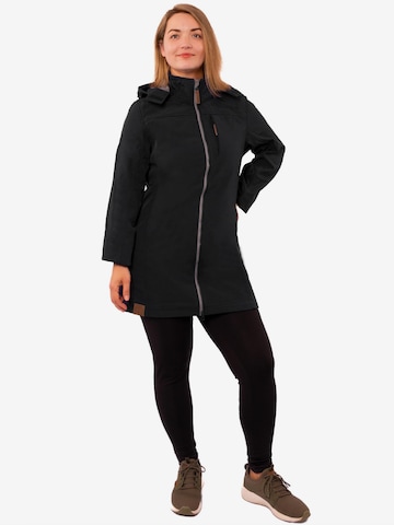 Gipfelglück Outdoor Coat 'Junko' in Black