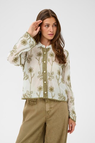 Cream Bluse 'CRLeila' i hvid: forside