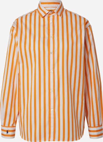 Camicia da donna di Polo Ralph Lauren in arancione: frontale