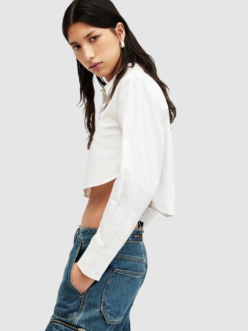 AllSaints Blouse 'AVERIE' in Wit: terug